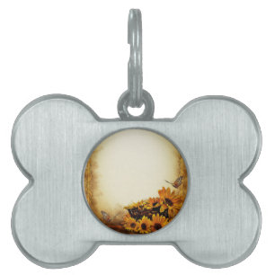 Sunflowers Pet Tag
