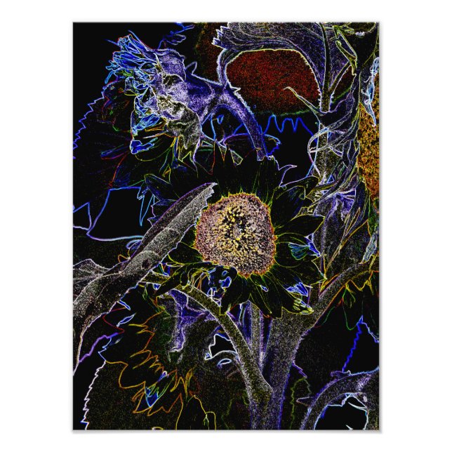 SUNFLOWERS PHOTO PRINT (Front)