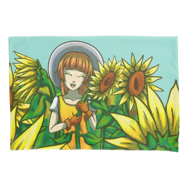 Sunflowers Pillowcase (Front)