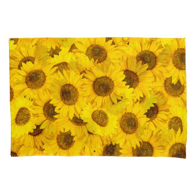 Sunflowers Pillowcase (Front-Left)