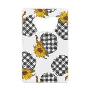 Sunflowers, plaid pumpkin, farmhouse decor