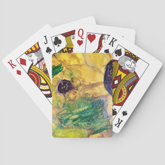 Sunflowers Playing Cards (Back)