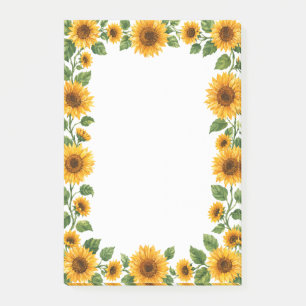 Sunflowers Post-it Notes