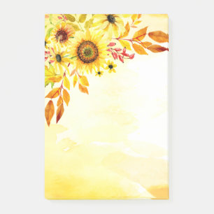 Sunflowers Post-it Notes