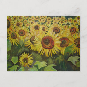 Sunflowers Postcard