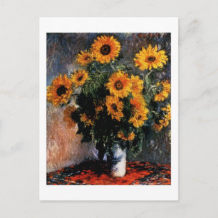 Sunflowers postcard
