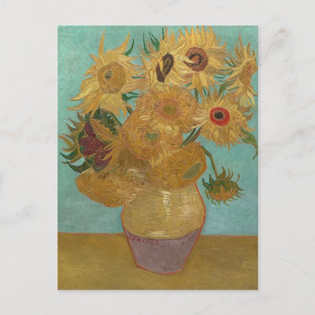 Sunflowers Postcard (Front)
