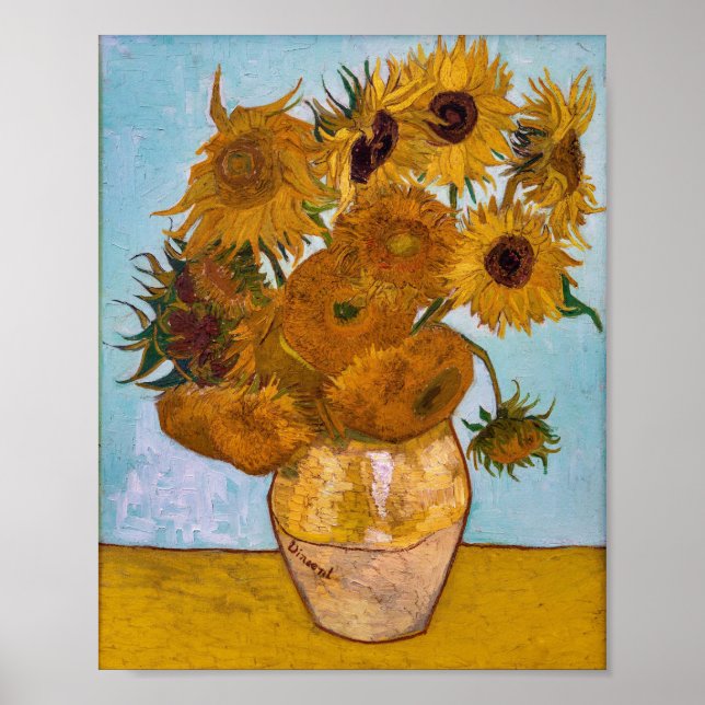 Sunflowers  poster (Front)