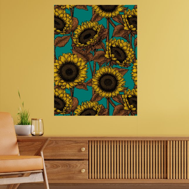 Sunflowers Poster (Living Room 2)
