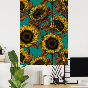 Sunflowers Poster