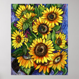 Sunflowers Poster
