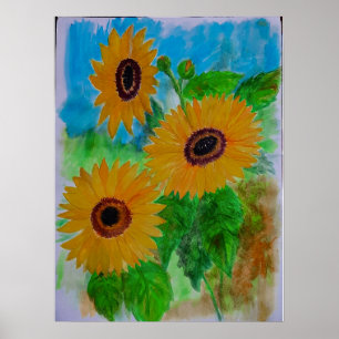sunflowers poster