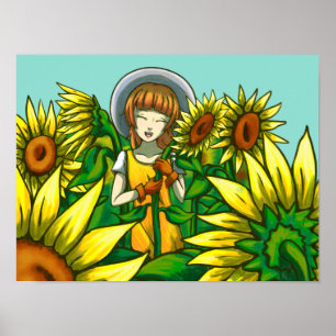 Sunflowers Poster
