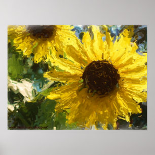sunflowers poster