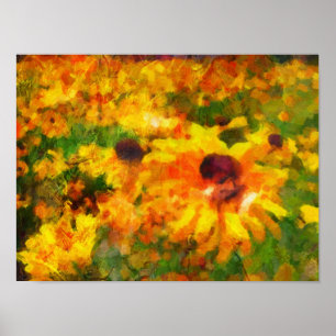 Sunflowers Poster