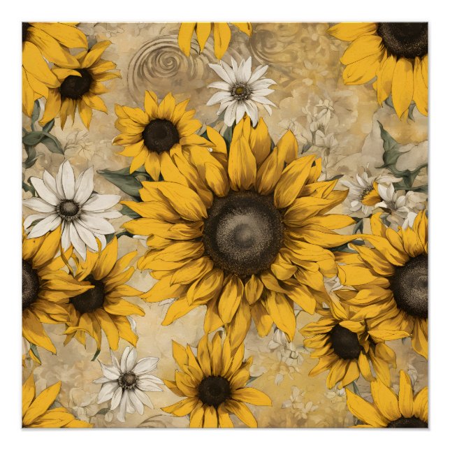 Sunflowers Poster (Front)