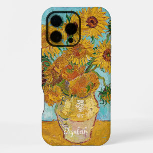 Sunflowers Red Orange Yellow Van Gogh iPhone 16 Pro Max Case