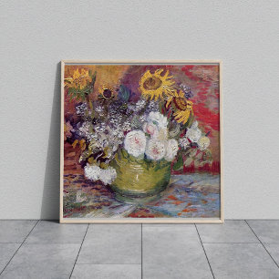 Sunflowers Roses & Other Flowers Vincent van Gogh Photo Print