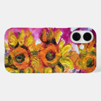 SUNFLOWERS Rustic Countryside,Yellow Floral