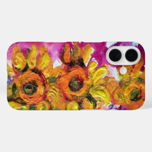 SUNFLOWERS Rustic Countryside,Yellow Floral iPhone 16 Case