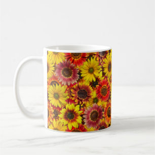Sunflowers Seamless Pattern Coffee Mug
