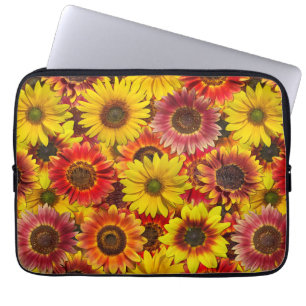 Sunflowers Seamless Pattern Laptop Sleeve