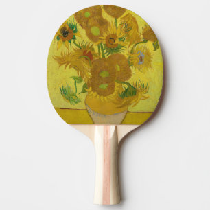 Sunflowers (series) Vincent van Gogh Ping Pong Paddle