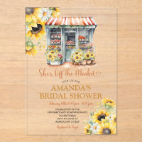 Sunflowers She's Off The Market Bridal Shower