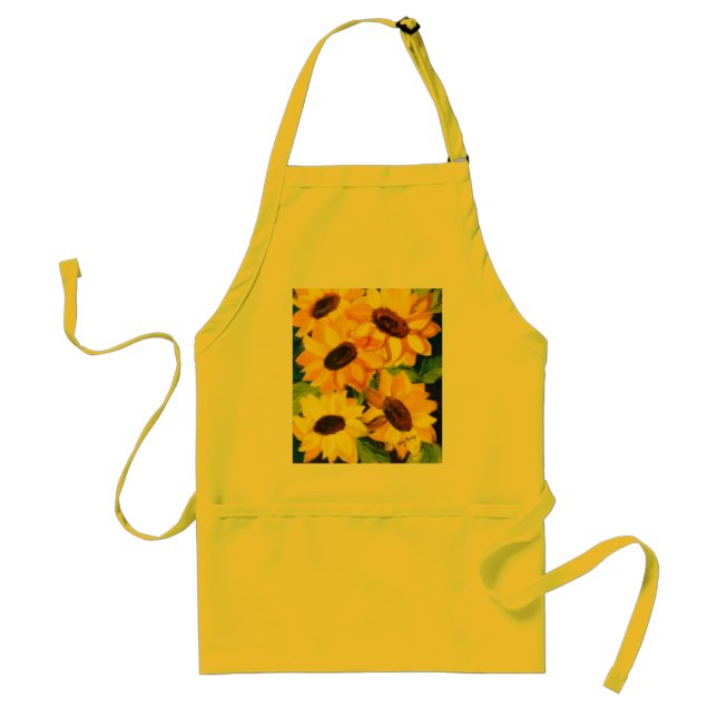 sunflowers standard apron (Front)