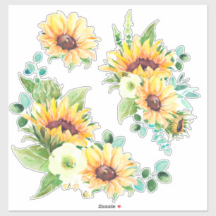 Sunflowers Stickers