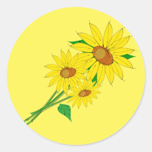 Sunflowers Stickers