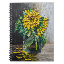 Sunflowers Still Life Acrylic Painting