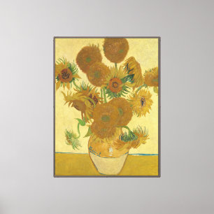 Sunflowers, Still Life Oil Painting, Van Gogh Canvas Print