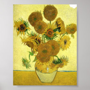 Sunflowers Still Life,Van Gogh Poster