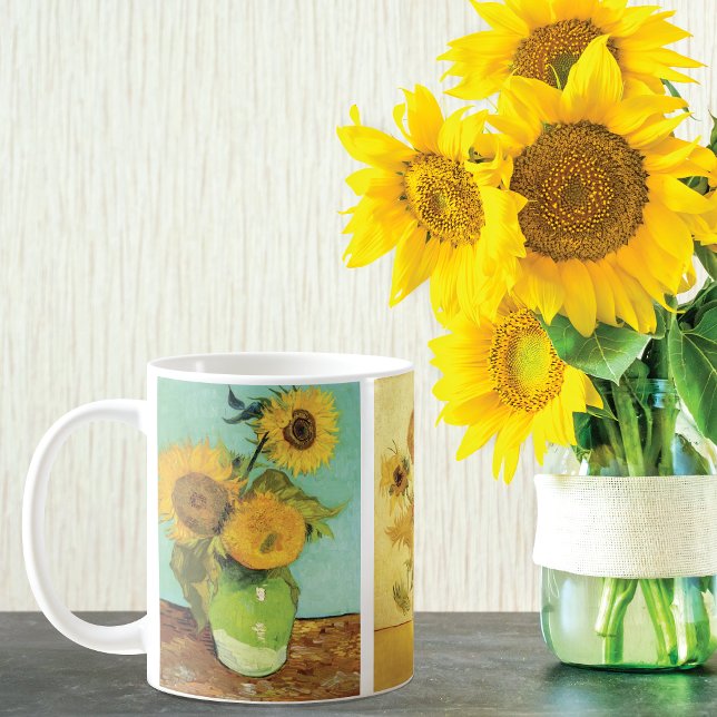 Sunflowers Still Life Vincent van Gogh Coffee Mug (Creator Uploaded)