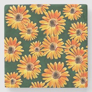 Sunflowers Stone Coaster