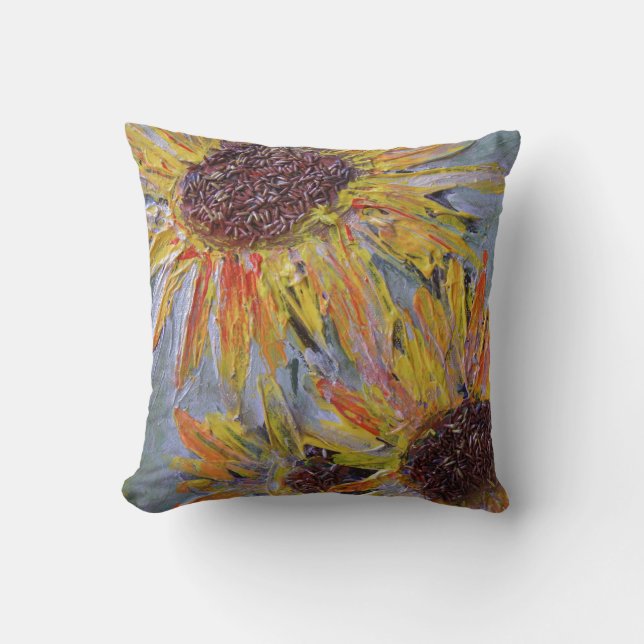 SUNFLOWERS - Summer Bold Beauty Cushion (Front)