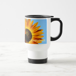 SUNFLOWERS, SUN FLOWER COFFEE MUG TRAVEL MUGS Cups
