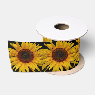 Sunflowers Sunflower Satin Ribbon