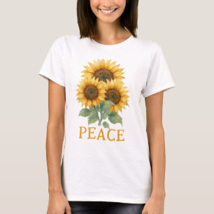 Sunflowers symbol of Peace T-Shirt