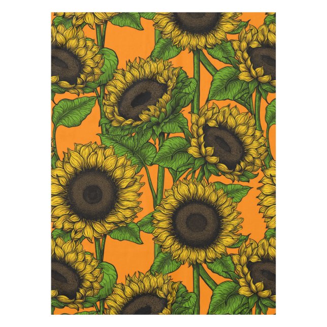 Sunflowers Tablecloth (Front)