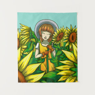 Sunflowers Tapestry