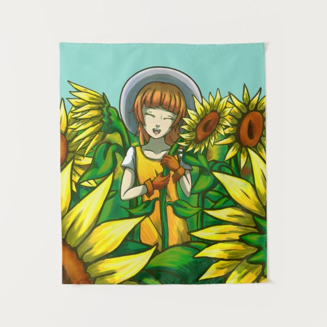 Sunflowers Tapestry (Front)