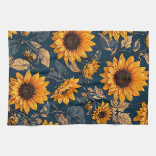 Sunflowers Tea Towel