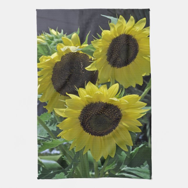Sunflowers Tea Towel (Vertical)