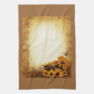 Sunflowers Tea Towel