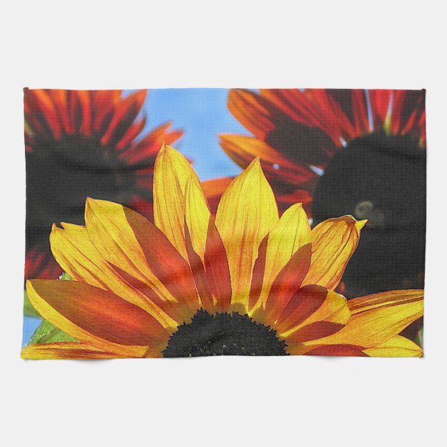 Sunflowers Tea Towel (Horizontal)