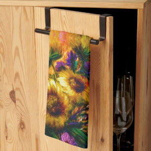 Sunflowers Tea Towel