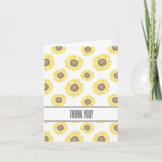 Sunflowers Thank You (Front)