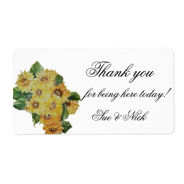 Sunflowers thank you  favour (Creator Uploaded)